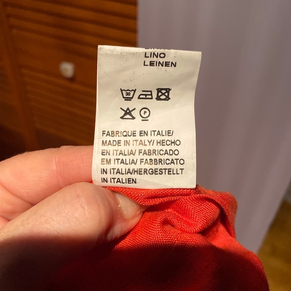 La Fée Maraboutée sleeveless linen dress. - Picture 8 of 8